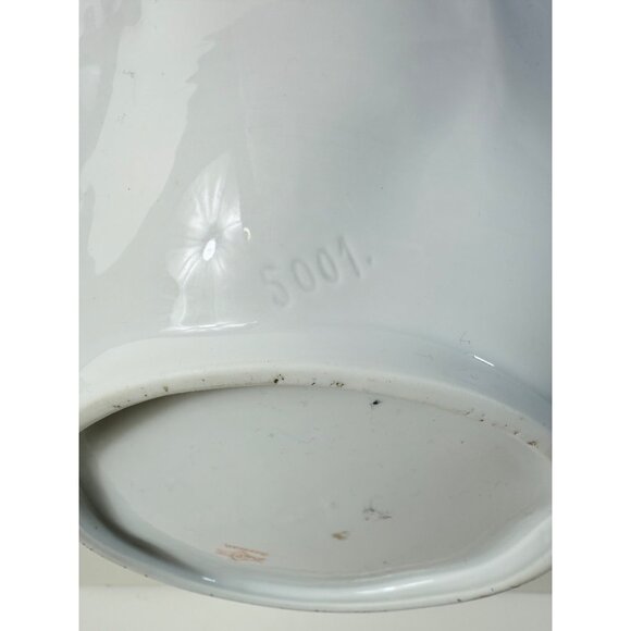 JPF Germany Japanese Geisha Bowl Decorative Porcelain Cobalt Blue Gold Gilt Home - Picture 12 of 15